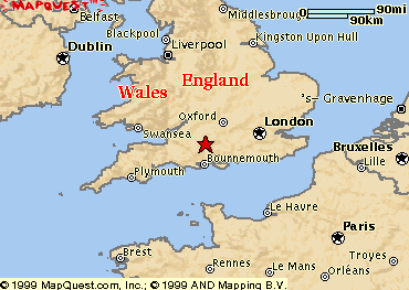 Map 2 of Stonehenge location
